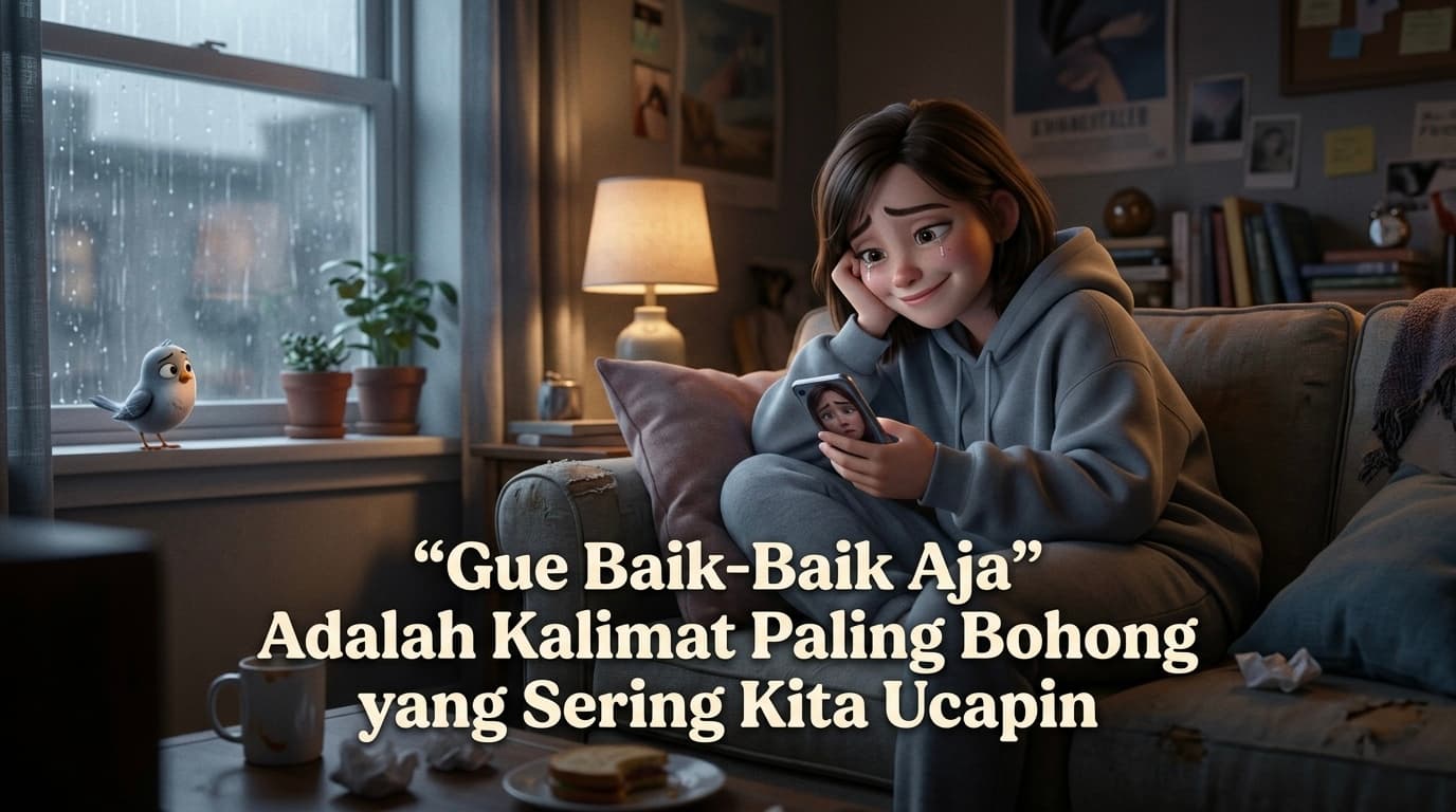 “Gue Baik-Baik Aja” Adalah Kalimat Paling Bohong yang Sering Kita Ucapin