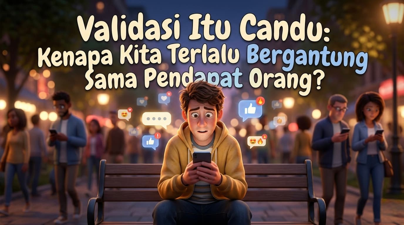 Validasi Itu Candu: Kenapa Kita Terlalu Bergantung Sama Pendapat Orang?
