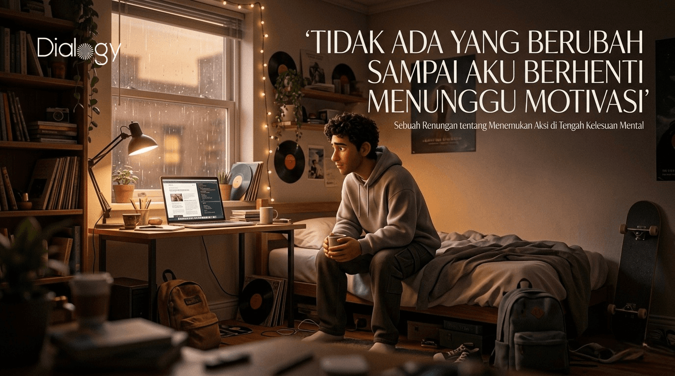 Tidak Ada yang Berubah Sampai Aku Berhenti Menunggu Motivasi