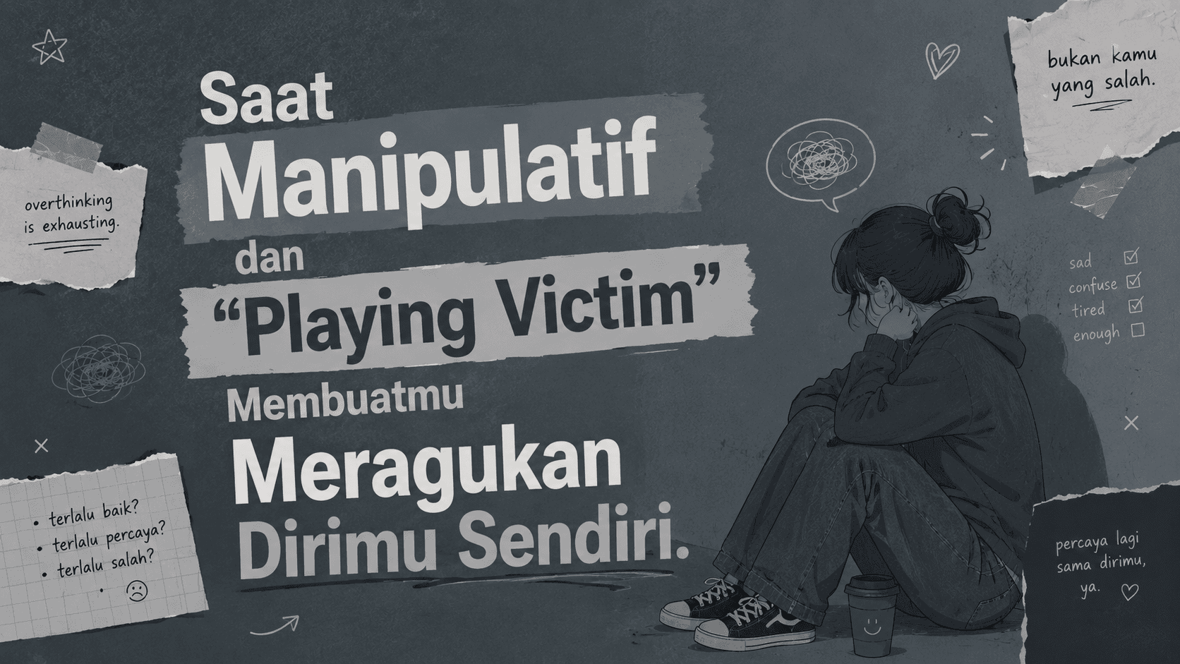 Saat Manipulatif dan “Playing Victim” Membuatmu Meragukan Dirimu Sendiri